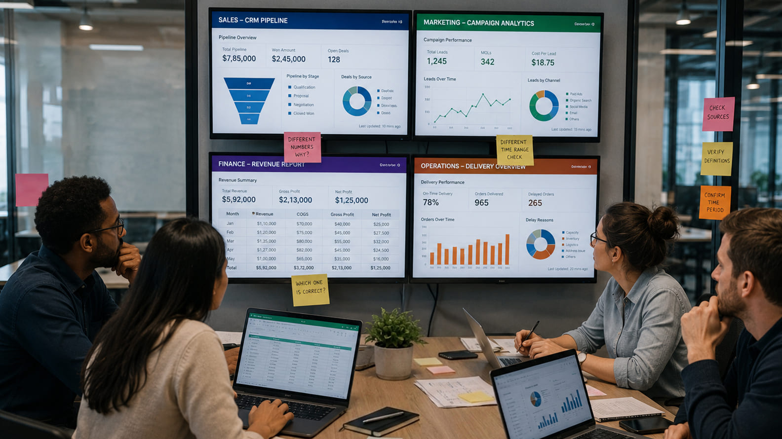 Why Dashboards Show Different Numbers Across Teams